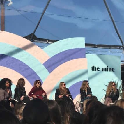 A panel of well branded powerhouses, to include Justina Blakeney who I adore for her branding and her home decor style and her business sense to keep it small and all hers, no investors (currently).